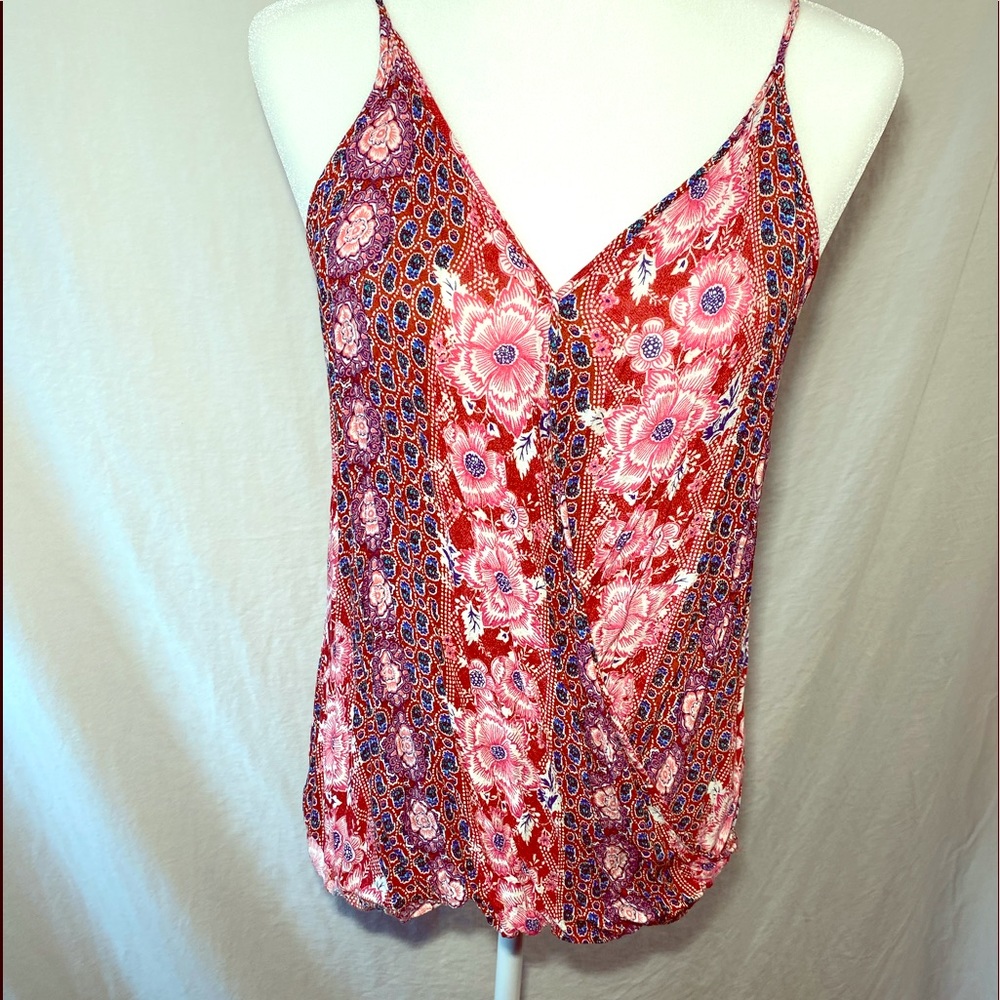 Floral tank top